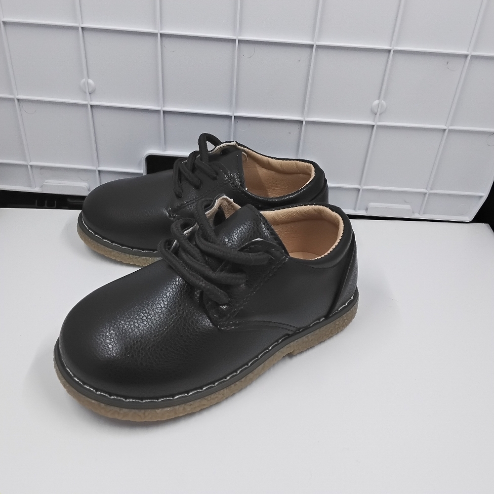 New Classic Black Kids Dress Shoes